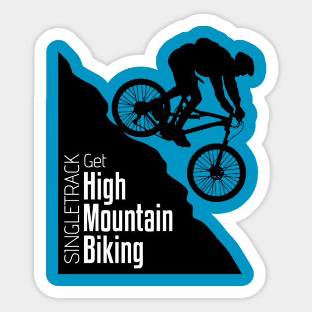 Mountain Biking Sticker by michael65